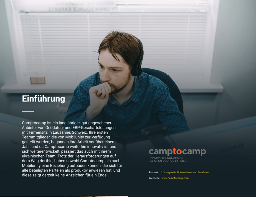 camptocamp case study for ch 1