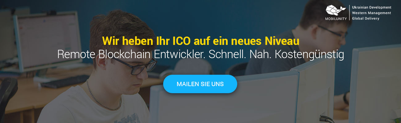 Blockchain Entwickler gesucht