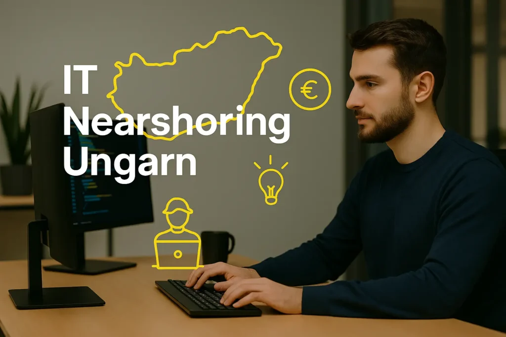 IT Nearshoring Ungarn: Vorteile, Herausforderungen und Chancen in Osteuropa Banner
