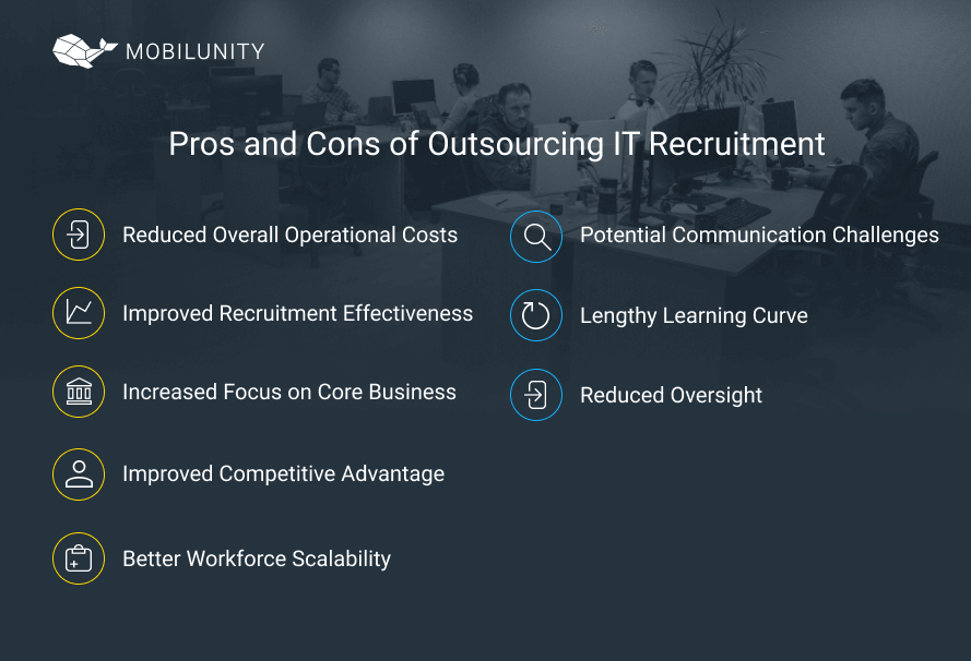it recruitment outsourcing pros cons
