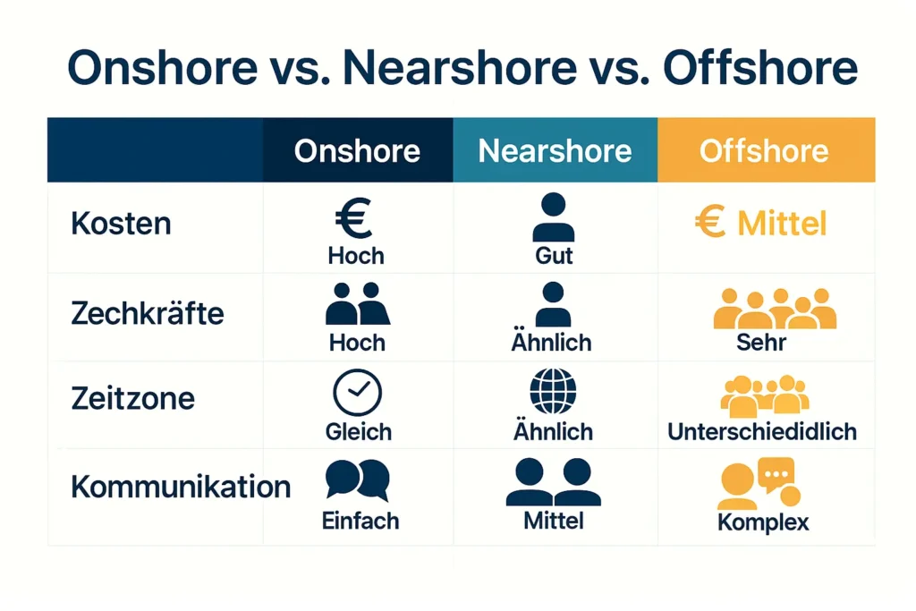 Onshore vs. Nearshore vs. Offshore