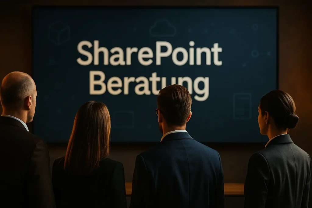 SharePoint Beratung – Effiziente Zusammenarbeit mit Microsoft 365 Banner